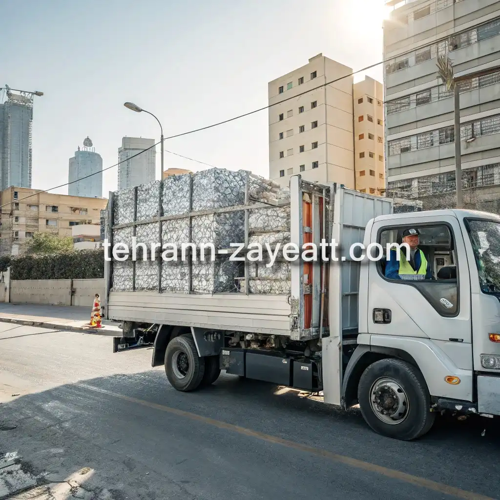 عکس ضایعات حیدری خرید و فروش سیار ضایعات آلومینیوم درب و پنجره در تهران امیرآباد